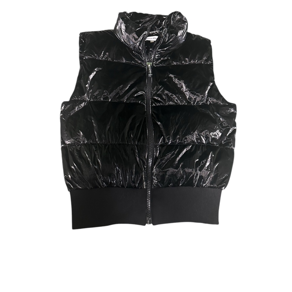 Calvin Klein shiny puffer vest. Used, excellent condition.
